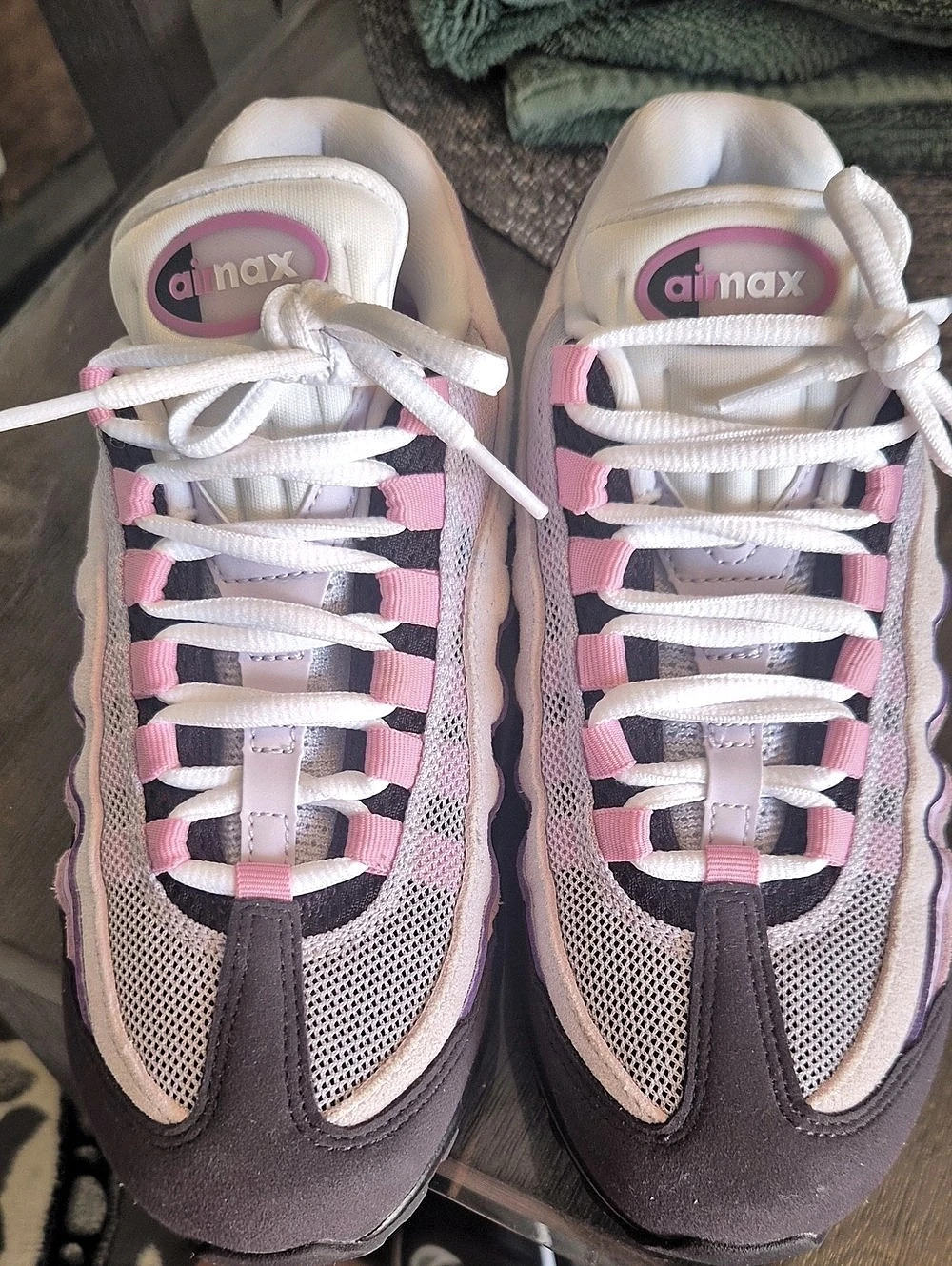 Nike Air Max 95 OG "Hydrangeas" Sneakers Pink & Black US 5.5